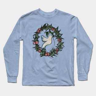 Dove of Peace and Hope With Berries Long Sleeve T-Shirt